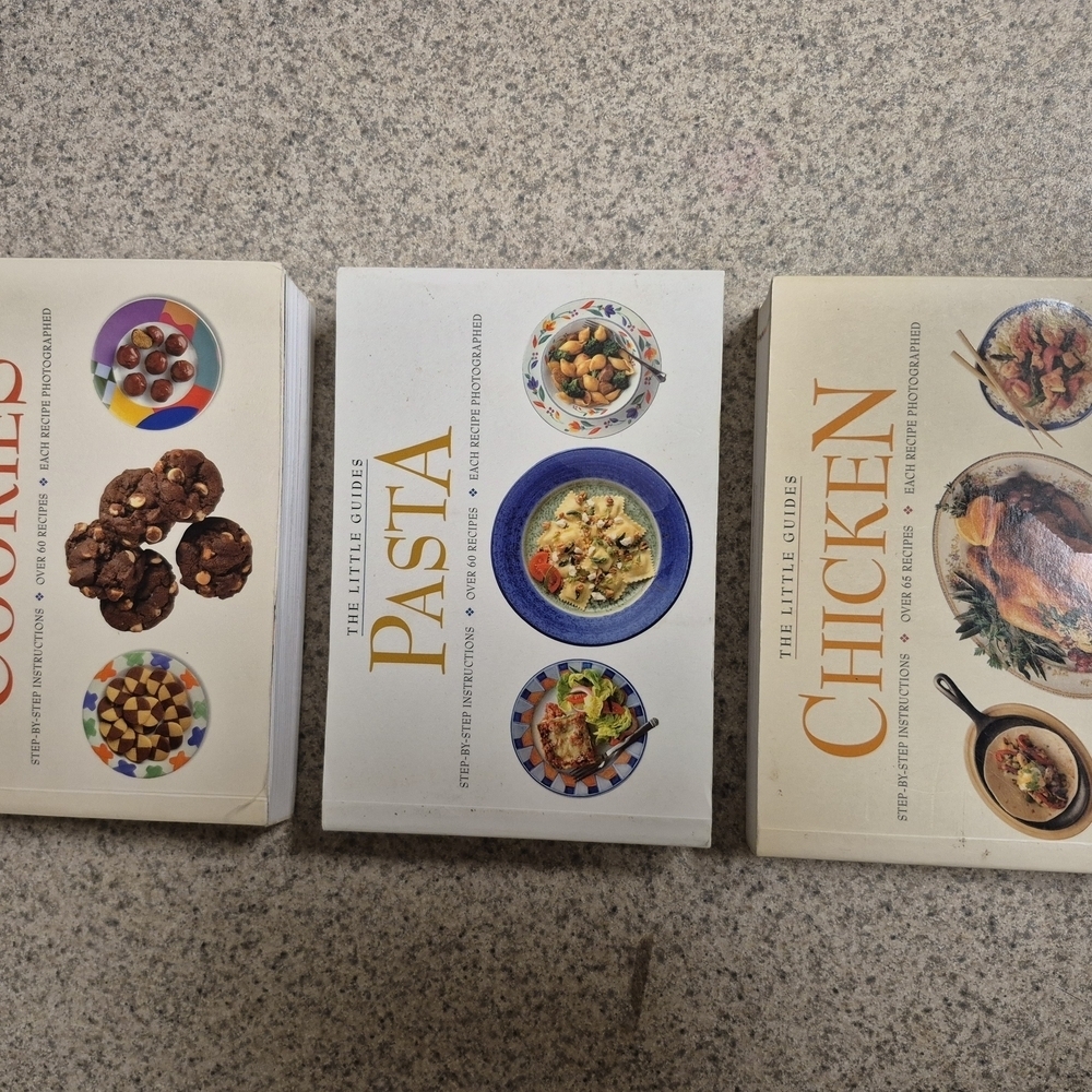 Cookbook Set - Cookies, Pasta, Chicken